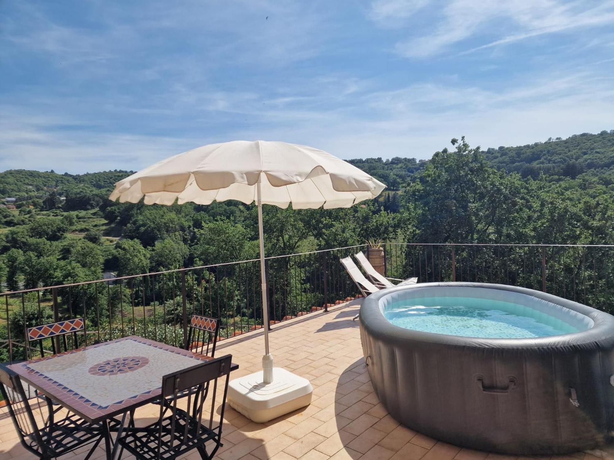 Agriturismo Castello Delle Fornaci - Private Jacuzzi Arcidosso Dış mekan fotoğraf